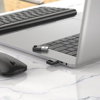 Адаптер Borofone DH8 USB - Bluetooth 5.1 цвет: Чёрный