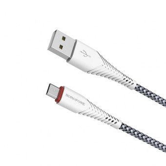Дата-кабель BOROFONE BX25 Micro, цвет: белый