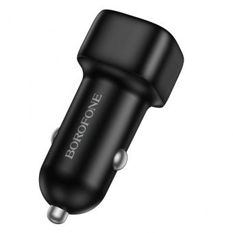 Автомобильное ЗУ Borofone BZ34 (QC3.0) цвет: Чёрный