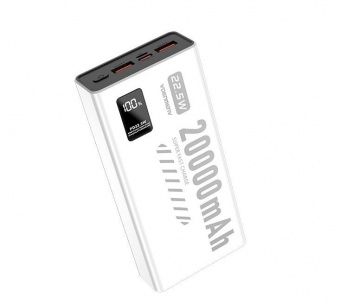 Внешний аккумулятор VDENMENV DP45 20000mAh (QC3.0+PD20W) цвет: белый