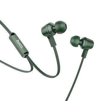 Наушники Hoco M86 с микрофоном (1.2 м), цвет: Зелёный