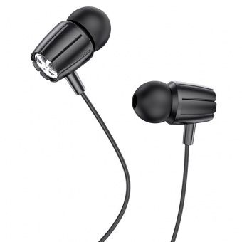 Наушники Hoco M88 с микрофоном (1.2 м), цвет: Чёрный