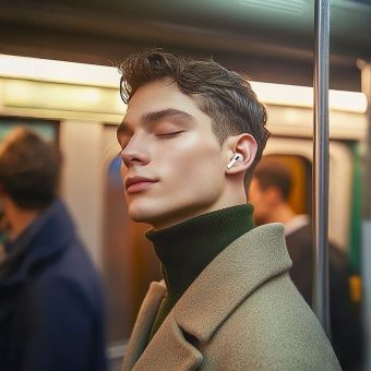 Беспроводные наушники Hoco EW90 TWS (режим ANC) цвет: белый